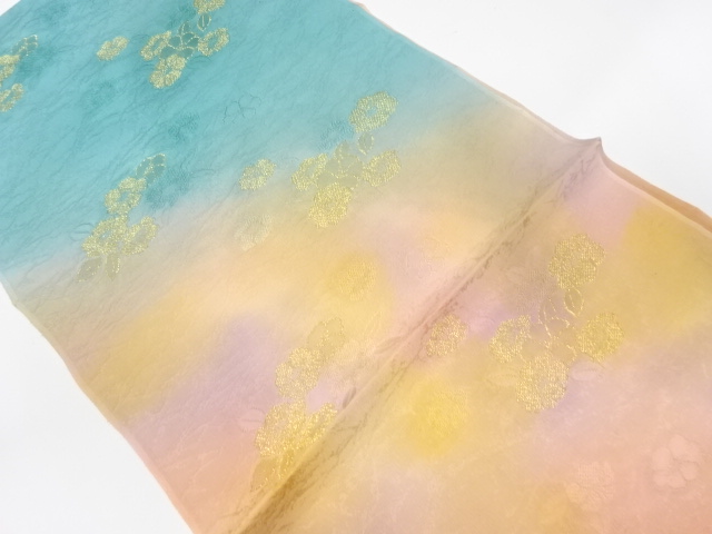  未使用品　正絹　帯揚げ